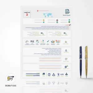 سيرة ذاتية انفوجرافيك